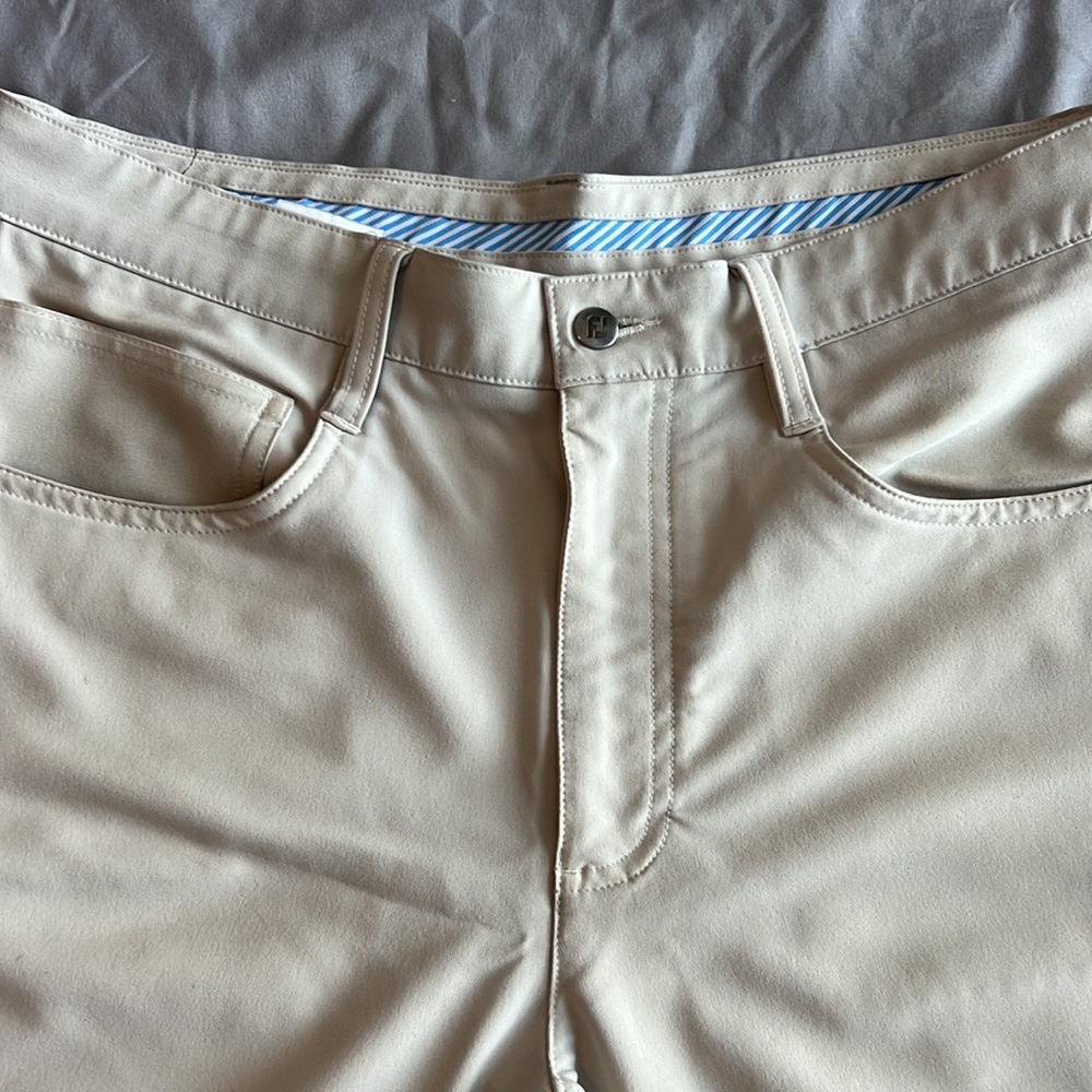 FootJoy Cream Men's Pants - Picture 5 of 8